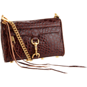 Rebecca Minkoff  Mac Clutch,Shiny Brown,One Size - Torbe s kopčom - $222.87  ~ 191.42€