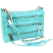 Rebecca Minkoff  Mini 5 Zip Clutch Snake Clutch Aquamarine - Torbe s kopčom - $195.00  ~ 167.48€