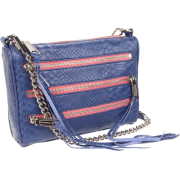 Rebecca Minkoff  Mini 5 Zip Clutch Snake Clutch Blue - Torbe s kopčom - $195.00  ~ 167.48€