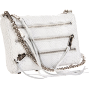 Rebecca Minkoff  Mini 5 Zip Clutch Snake Clutch White - Torbe s kopčom - $195.00  ~ 167.48€