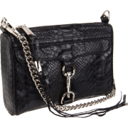 Rebecca Minkoff  Mini Mac Clutch Snake Clutch Black - Torbe s kopčom - $195.00  ~ 167.48€