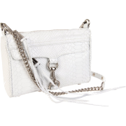 Rebecca Minkoff  Mini Mac Clutch Snake Clutch White - Torbe s kopčom - $195.00  ~ 167.48€