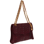 Rebecca Minkoff Circle Quilt Affair  Shoulder Bag Raspberry - Borse - $395.00  ~ 339.26€