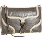 Rebecca Minkoff MAC Bombe Clutch Pearlized grey - Torbe s kopčom - $295.00  ~ 253.37€