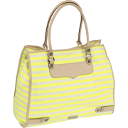 Rebecca Minkoff Striped Diamond  Tote Neon Yellow Stripe - Borse - $225.00  ~ 193.25€