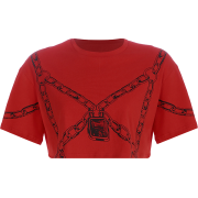 Red Chain Super Devil Girl Short Sleeve - Košulje - kratke - $25.99  ~ 165,10kn