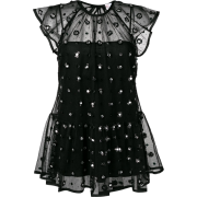RedValentino sheer embellished blouse - Camisas - 