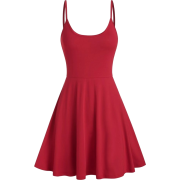 Red - Dresses - 
