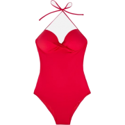 Red bandeau swimsuit - Swimsuit - 