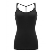 Regna X Re-Order Womens Basic Round Neck Strappy Criss Cross Tank Tops (S-3X, Plus Sizes) - Košulje - kratke - $10.99  ~ 69,81kn