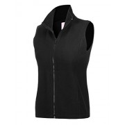 Regna X Womens Polartec Thermal Warm Full Zip up Fleece Vest Jacket Black S - Outerwear - $13.99 