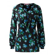 Regna X Women's V Neck Floral Chiffon Blouses for Women - 28 Spring Colors/We Have Plus Sizes - Košulje - kratke - $12.99  ~ 82,52kn