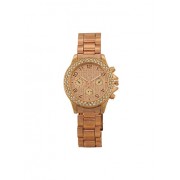 Rhinestone Bezel Metallic Watch - Satovi - $11.99  ~ 76,17kn