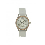 Rhinestone Bezel Rubber Strap Watch - Satovi - $9.99  ~ 63,46kn