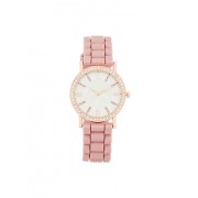 Rhinestone Bezel Rubber Strap Watch - Relógios - $9.99  ~ 8.58€