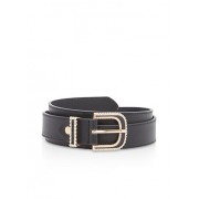 Rhinestone Buckle Faux Leather Belt - Belt - $4.99 