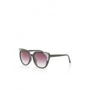 Rhinestone Encrusted Cat Eye Sunglasses - Sunglasses - $4.99 