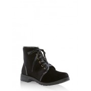 Ribbon Lace Up Booties - Botas - $19.99  ~ 17.17€