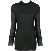 Rick Owens Lilies Women's Black Long Sl - Long sleeves t-shirts - 