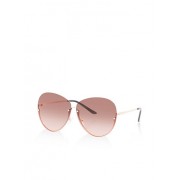 Rimless Colored Aviator Sunglasses - Sunglasses - $4.99 