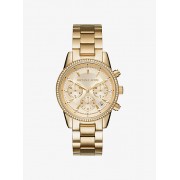 Ritz Pave Gold-Tone Watch - Watches - $250.00 