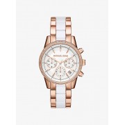 Ritz Pave Rose Gold-Tone And Acetate Watch - Watches - $275.00 