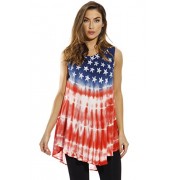 Riviera Sun American Flag Top Tops for Women - Košulje - kratke - $19.99  ~ 126,99kn