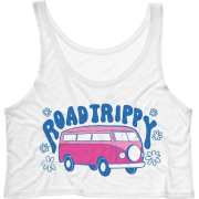 Road Trippy Crop Tank - Tanks - 