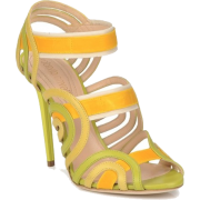 Roberto Cavalli Green/Yellow Shoes - Classic shoes & Pumps - $597.20 