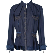 Roberto Cavalli beaded jacket 2000s - Jakne in plašči - 