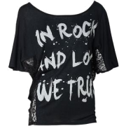 Rock - 长袖衫/女式衬衫 - 