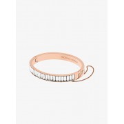 Rose Gold-Tone Baguette Bracelet - Bracelets - $125.00 