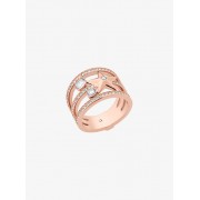 Rose Gold-Tone Celestial Ring - Rings - $95.00 