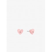 Rose Gold-Tone Heart Stud Earrings - Kolczyki - $75.00  ~ 64.42€