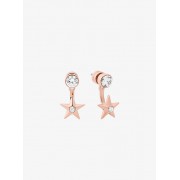 Rose Gold-Tone Star Earrings - Orecchine - $75.00  ~ 64.42€