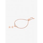 Rose Gold-Tone Star Slider Bracelet And Earrings Set - Bracelets - $115.00 