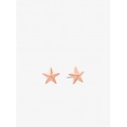 Rose Gold-Tone Star Stud Earrings - Kolczyki - $45.00  ~ 38.65€