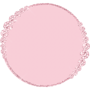 Rose Pink Diamond Round Frame - フレーム - 
