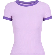 Round Neck Knit Short-Sleeve T-Shirt - Magliette - $25.99  ~ 22.32€