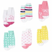 Roxy Itty Bitty Socks 6 Pack -Kids Assorted - Donje rublje - $32.40  ~ 205,82kn