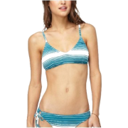 Roxy Junior's Indian Beach Adjustable Tri Bikini Top deep sea - Kostiumy kąpielowe - $37.95  ~ 32.59€