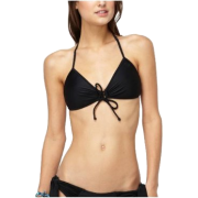 Roxy Junior's Surf Essentials Angel Boost Bra Bikini Top Black - Kostiumy kąpielowe - $41.95  ~ 36.03€