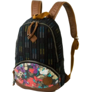 Roxy Juniors Great Outdoors Mini Backpack Black Multi - Backpacks - $44.00 