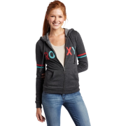 Roxy Juniors Salida Hooded fleece jacket Black - Jacket - coats - $39.98 