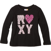 Roxy Kids Baby-Girls Infant Out Of Sequins-J Basic Tee New Black - Košulje - kratke - $18.00  ~ 114,35kn