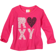 Roxy Kids Baby-Girls Infant Out Of Sequins-J Basic Tee Powwow Pink - Košulje - kratke - $18.00  ~ 114,35kn