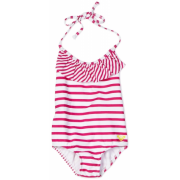 Roxy Kids Girls 2-6X Toddler Ruffle One Piece Set Hot Pink/white - Kostiumy kąpielowe - $29.56  ~ 25.39€