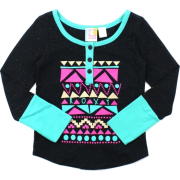 Roxy Kids Girls 2-6x Roxy Teenie Wahine New Twist Long Sleeve Shirt new black - Košulje - kratke - $18.70  ~ 118,79kn