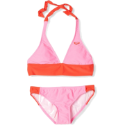 Roxy Kids Girls 7-16 70S Halter Set With Cups Hot Pink/Orange - Kostiumy kąpielowe - $41.23  ~ 35.41€