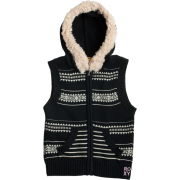 Roxy Kids Girls 7-16 Big Break Sweater Vest new black pattern - Vests - $25.08 
